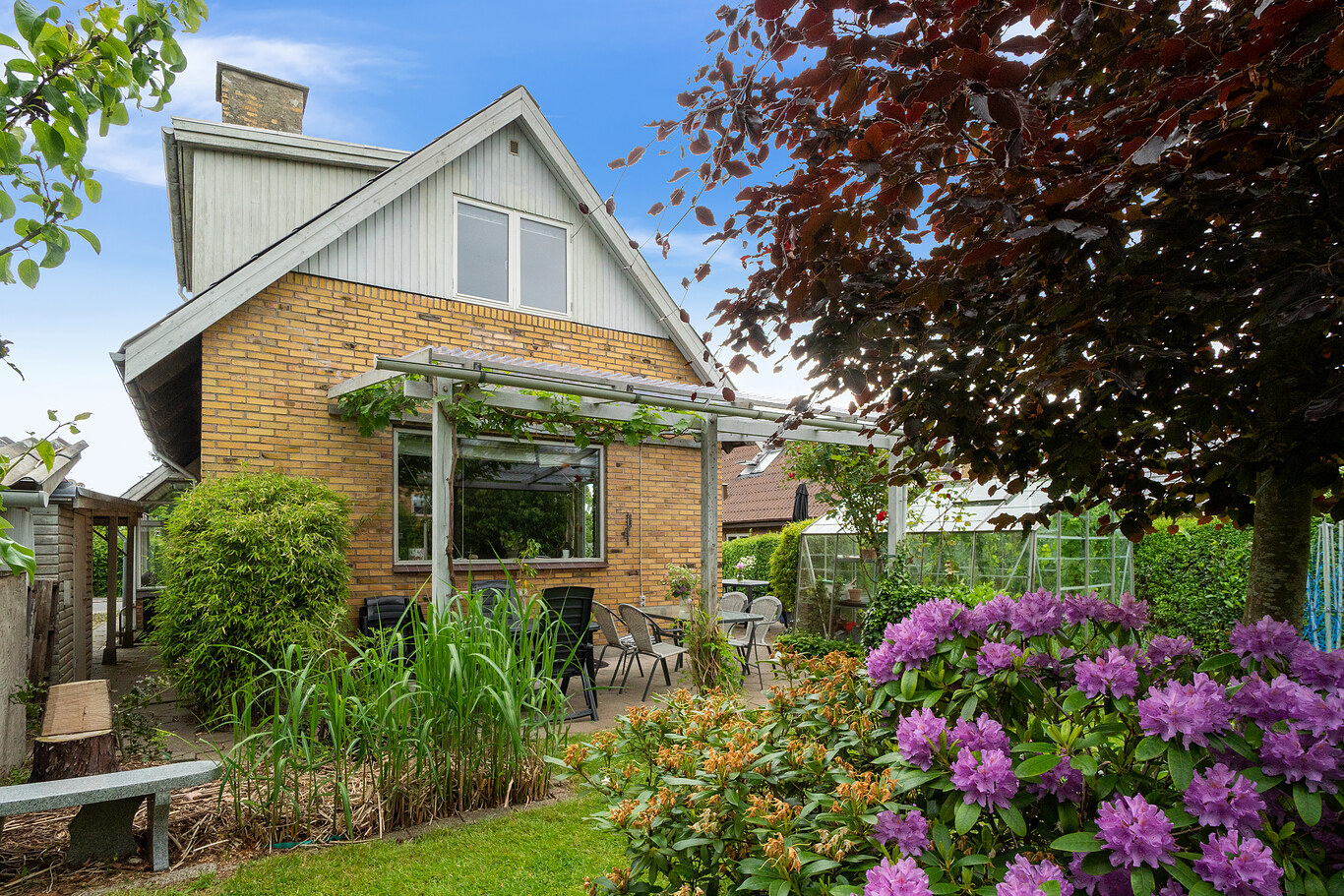 Get Farverige strand huse Desktop Wallpaper Free Farverige Strand Huse