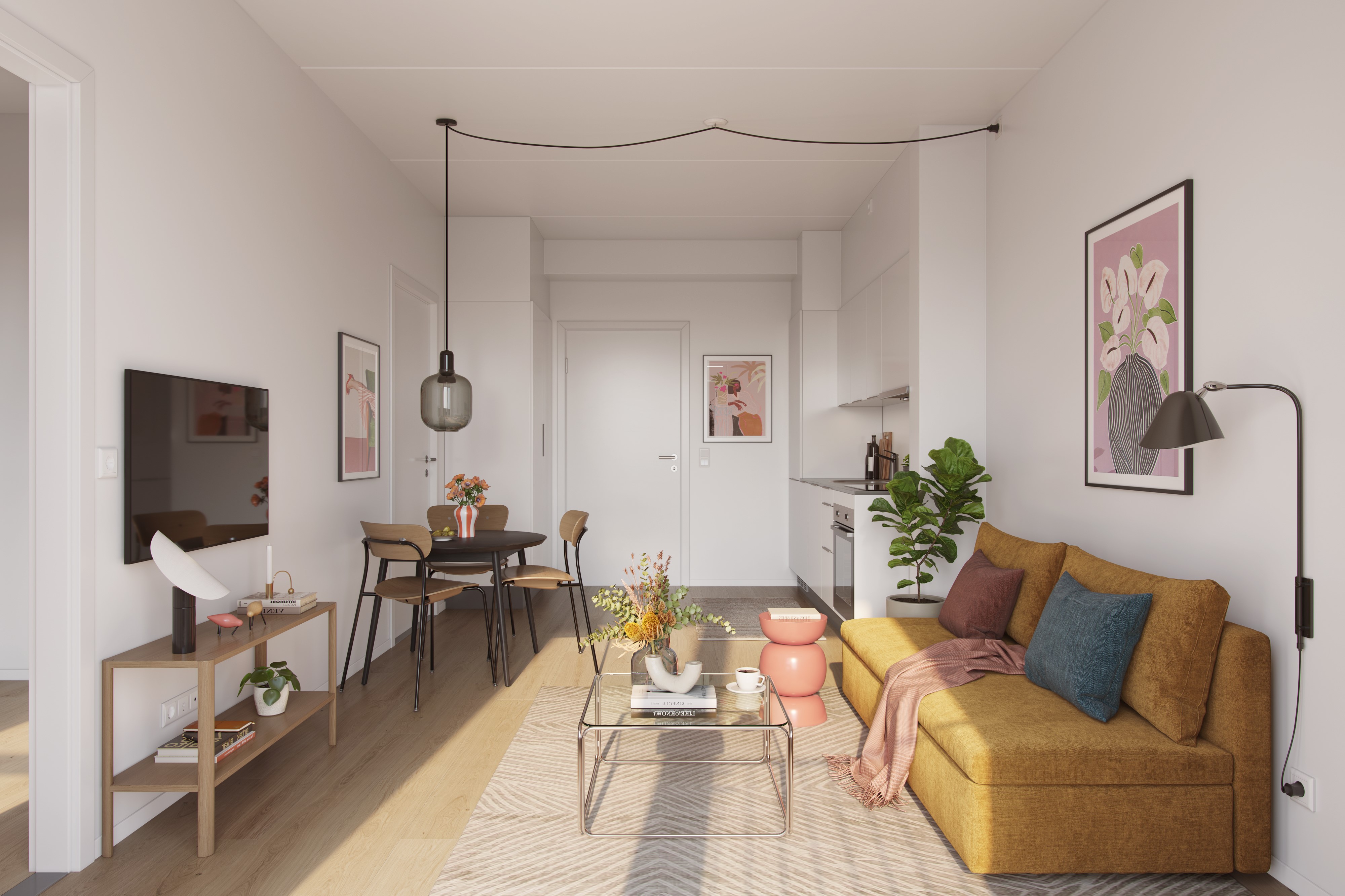 2-room apartment in Slagelse