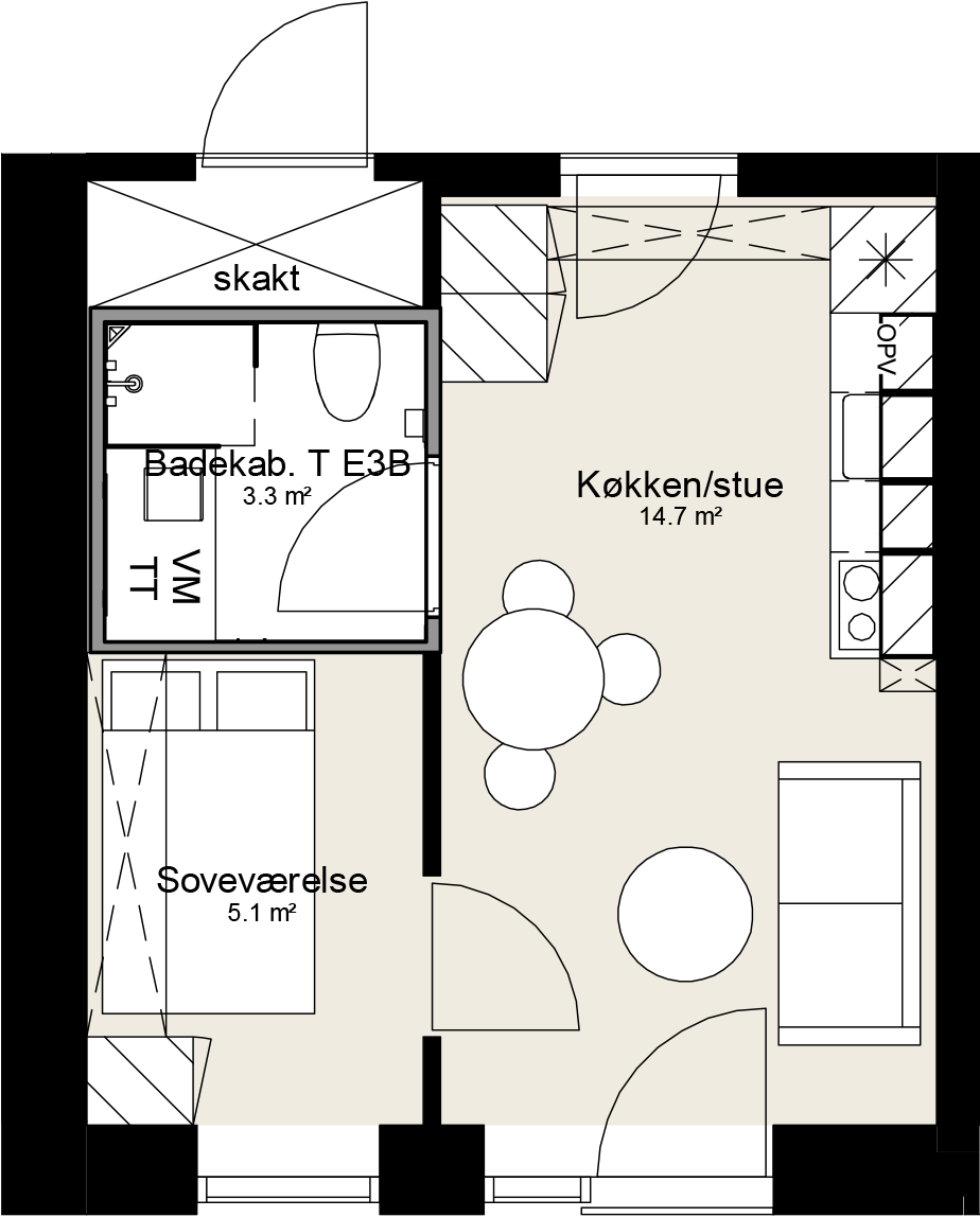 2-room apartment in Slagelse image 5