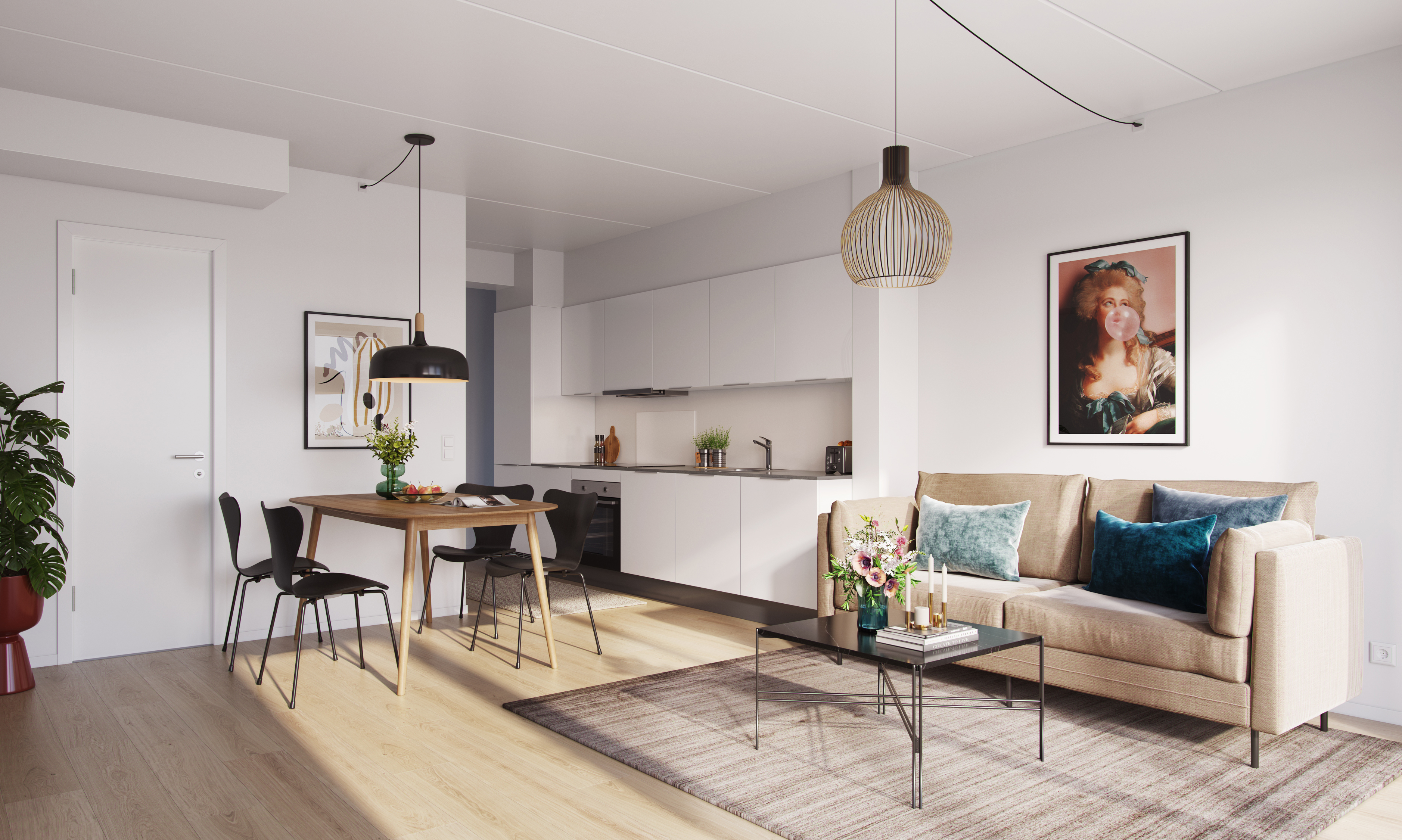 3-room apartment in Slagelse