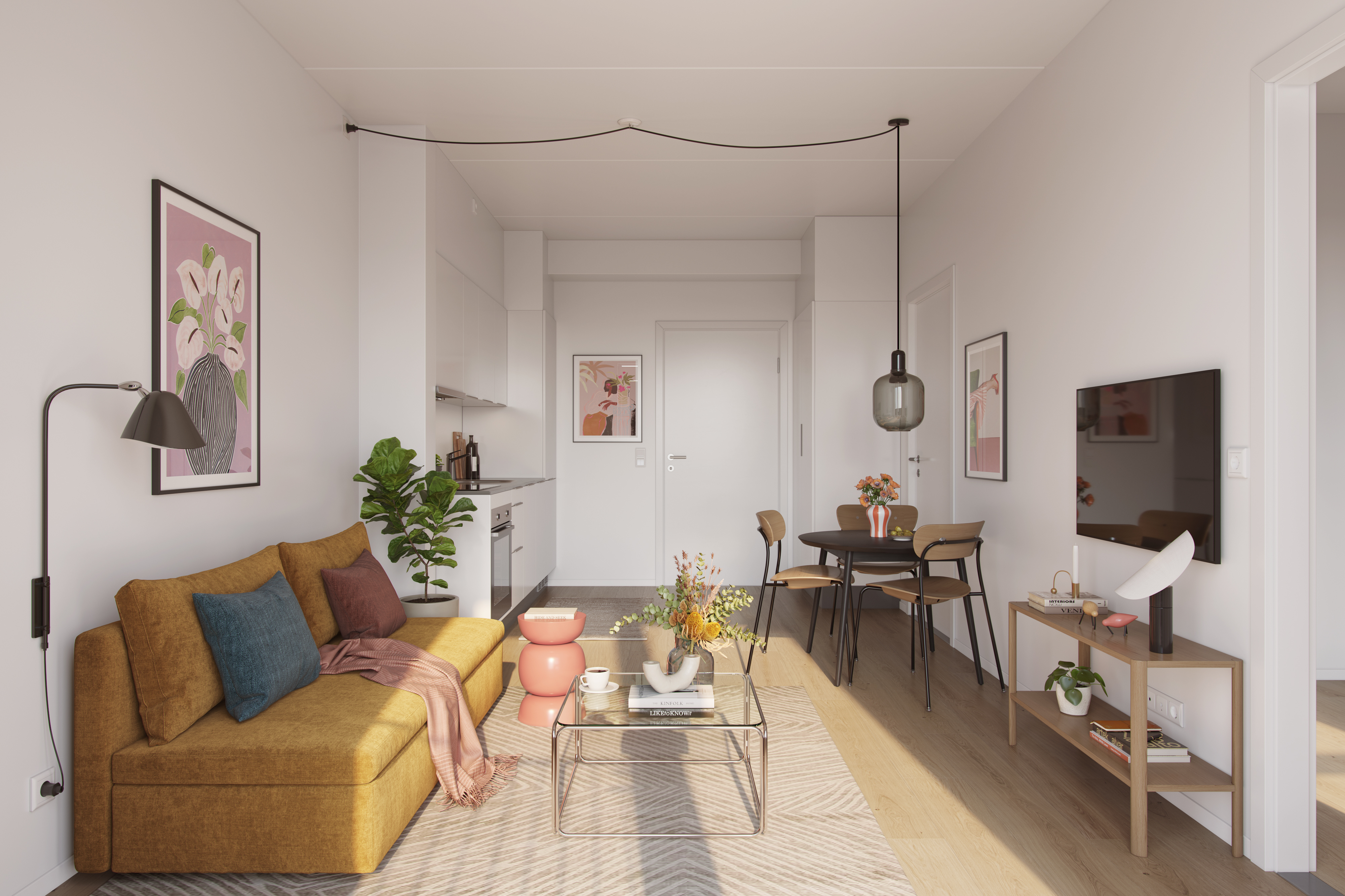2-room apartment in Slagelse