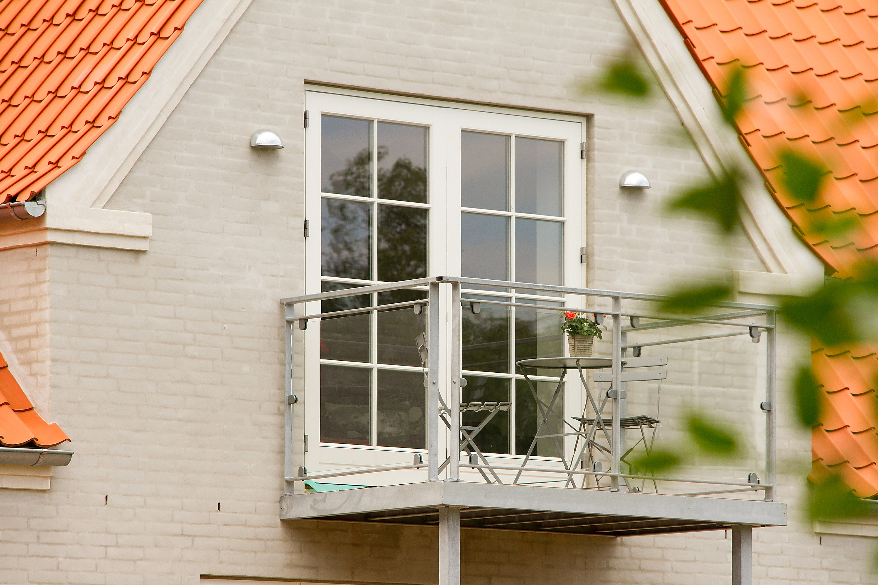 Ny 4 m2 altan i stÃ¥l og glas til hus i rørvig, odsherred hÃ¥ndværker.dk Altan værn højde